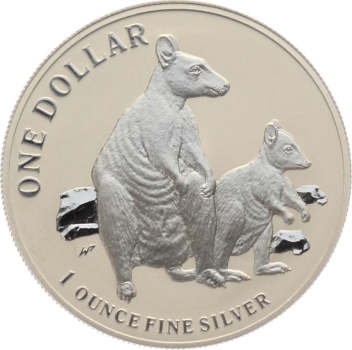 Australien 1 Dollar 2011 Känguru - 1 Unze Feinsilber